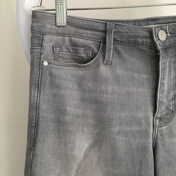ATHLETA Gray 5 Pocket Logo Hardware Jeans - Picture 5 of 8